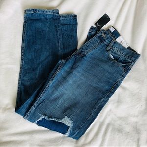 NWT Forever 21 Men Distressed patch jeans SZ 32